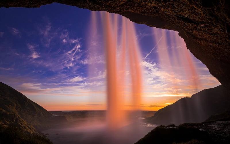 Scenic Waterfall View